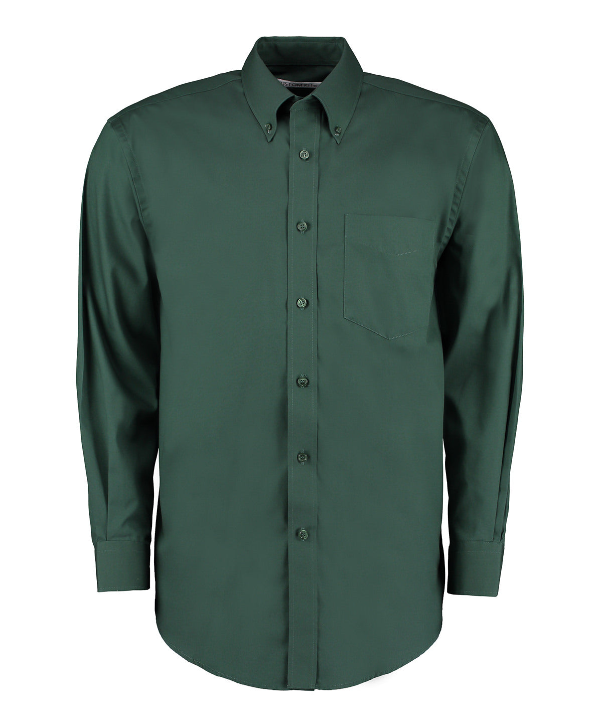 Corporate Oxford Long-Sleeve Shirt - Bottle Green