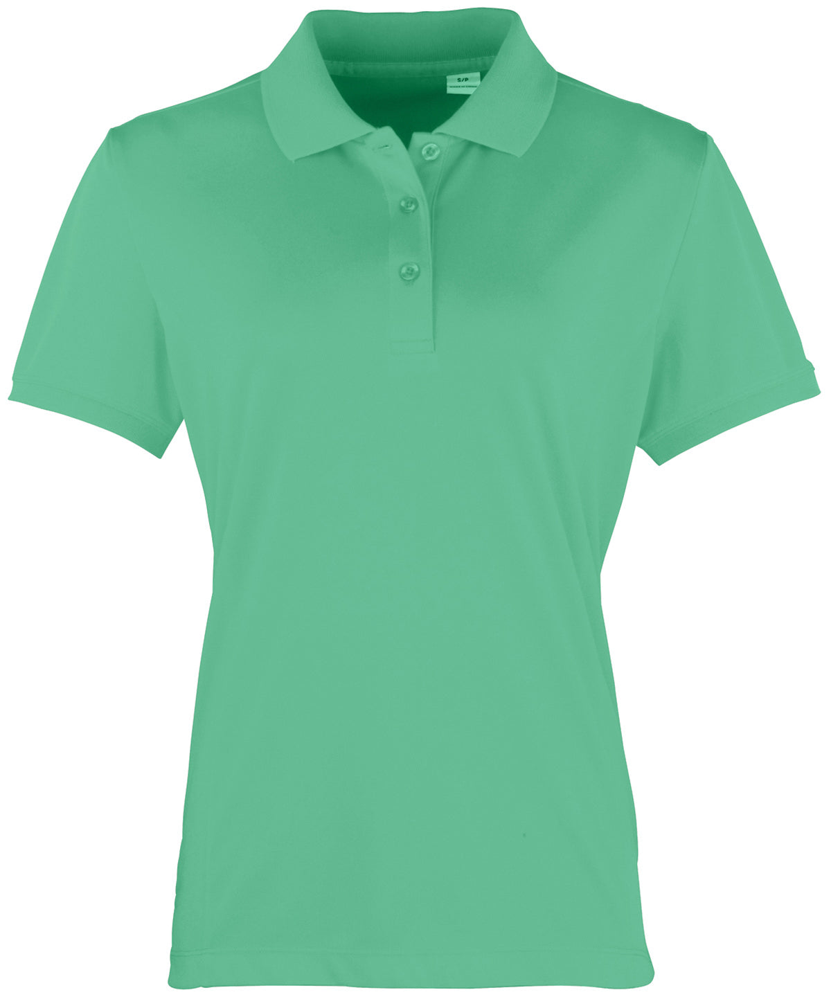 Women's Fitted short sleeve Collared Polo T-shirt - Kelly