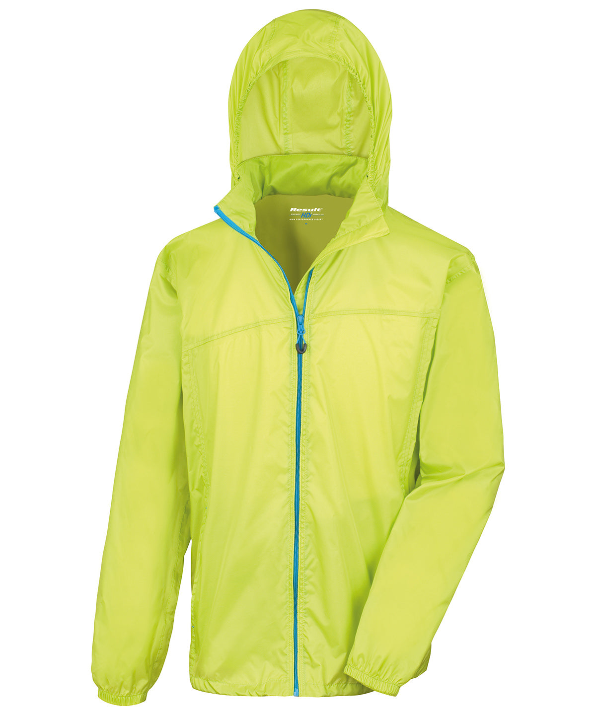 Lightweight Waterproof Jacket - Lime/Royal