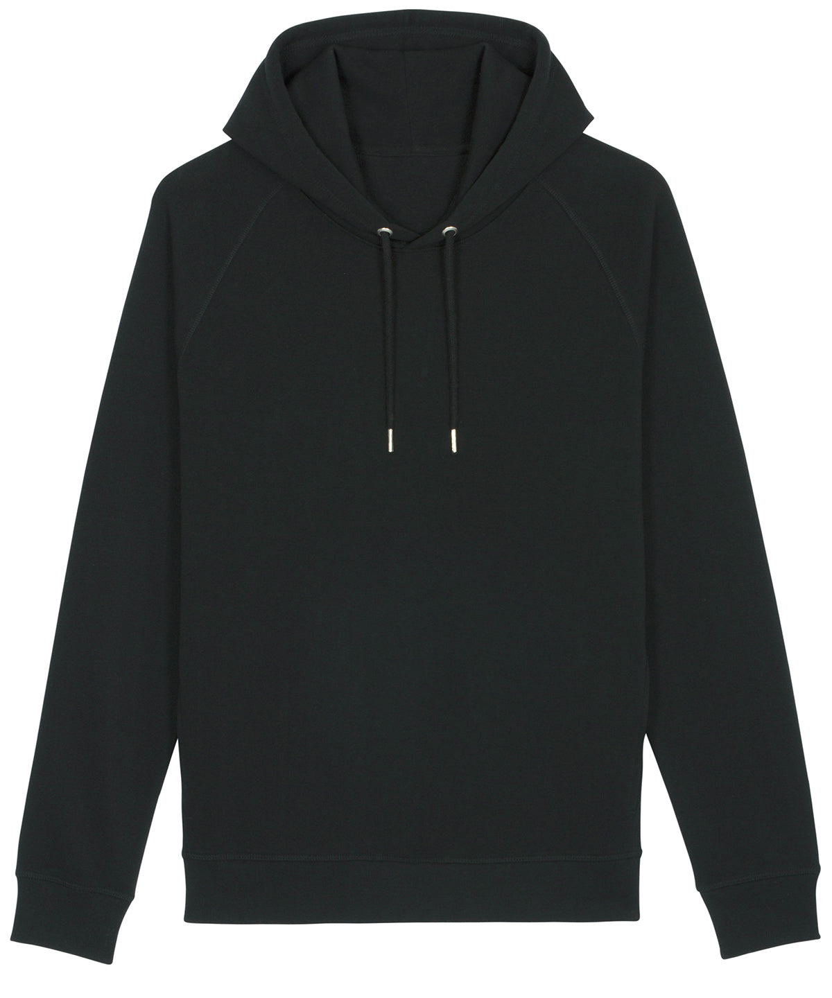 Side Pocket Organic Cotton Blend Hoodie - Black†♢