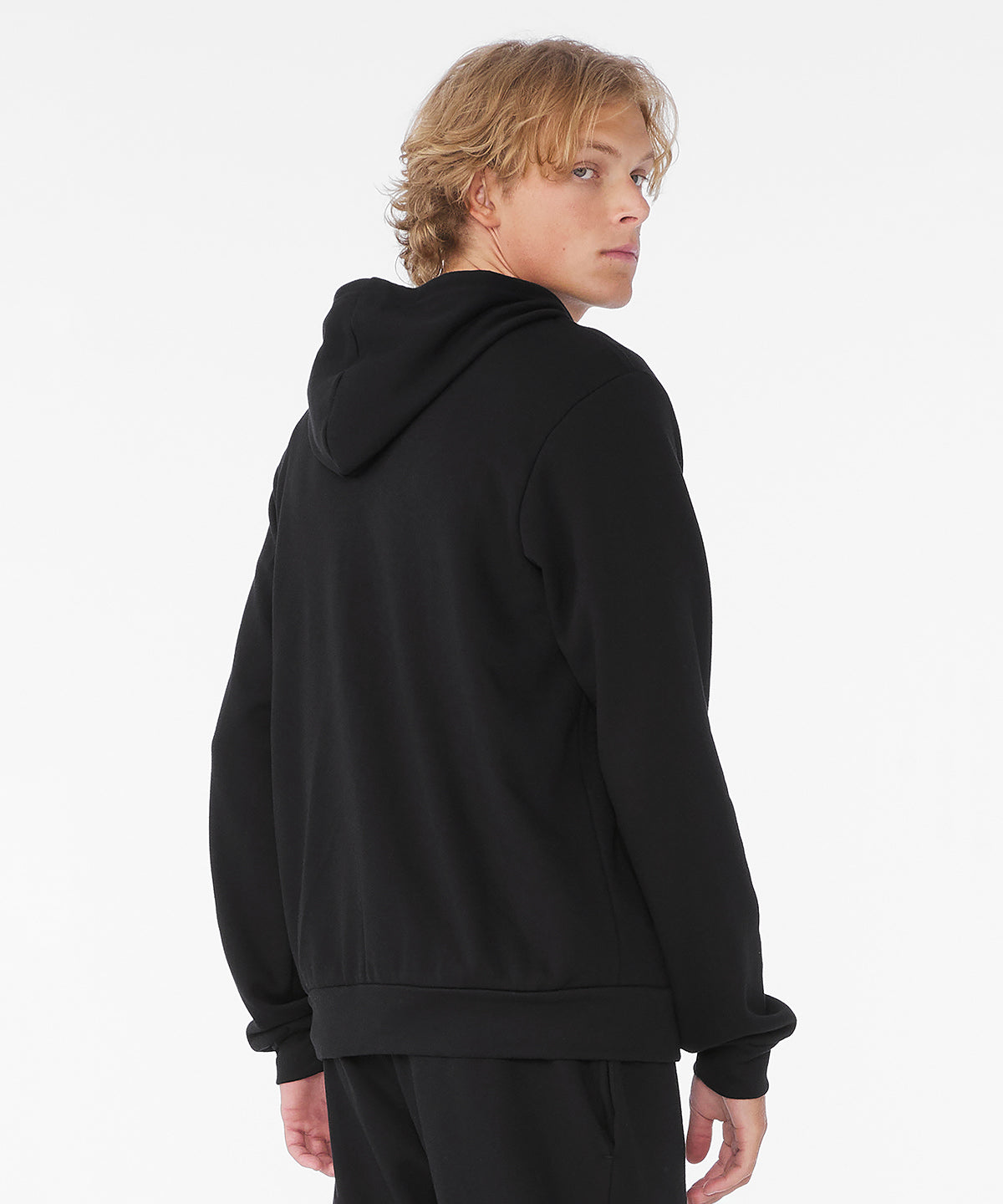 Unisex polycotton fleece full-zip hoodie