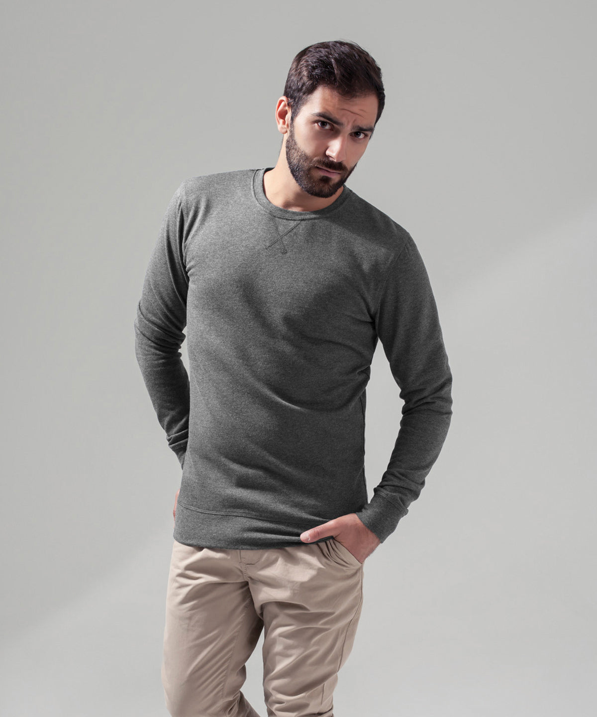 Lightweight Sweatshirt - Heather Grey