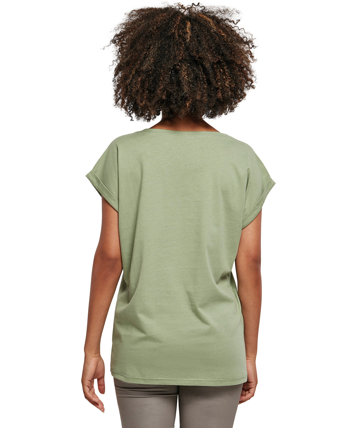 Women's extended shoulder tee