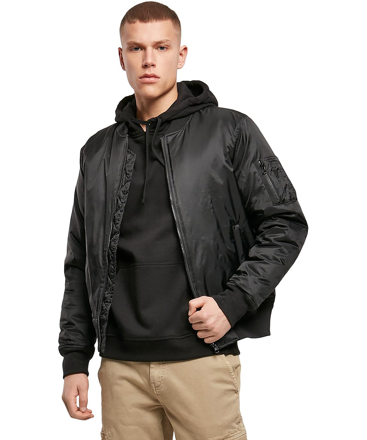 Classic Bomber Jakcet - Black
