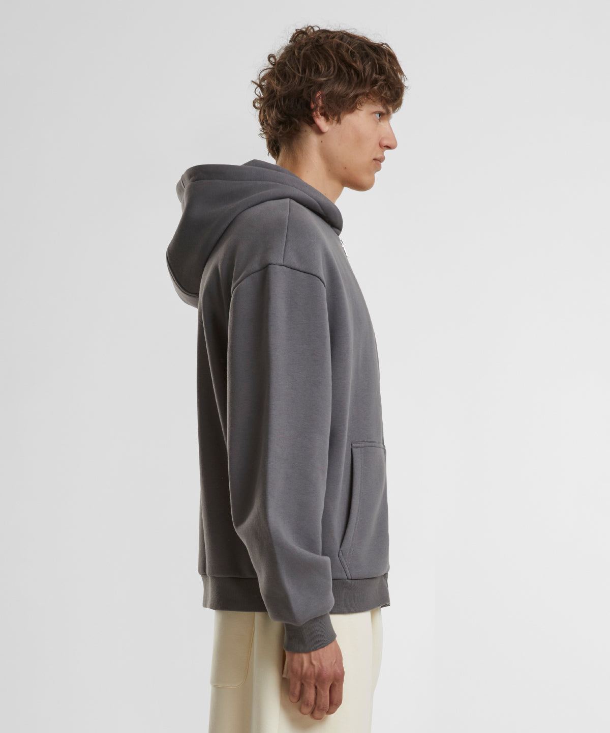 Fluffy zip hoodie