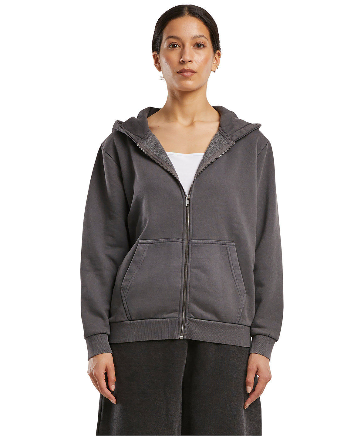 Women’s vintage heavy zip hoodie