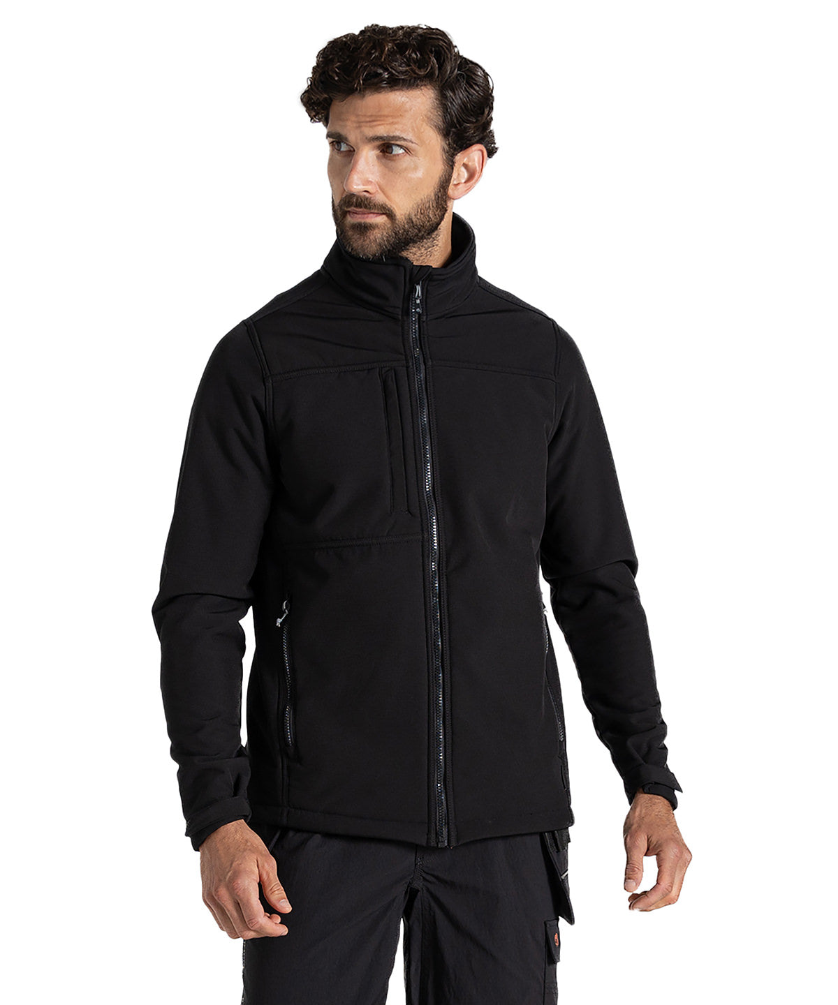 Whitby softshell workwear jacket - Black