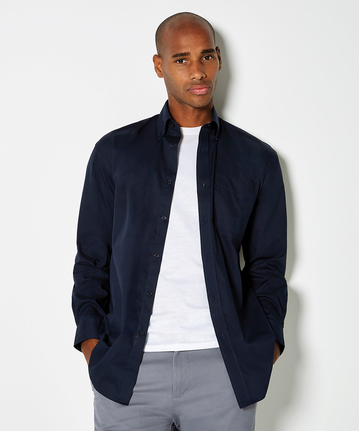 Corporate Oxford Long-Sleeve Shirt - Bottle Green