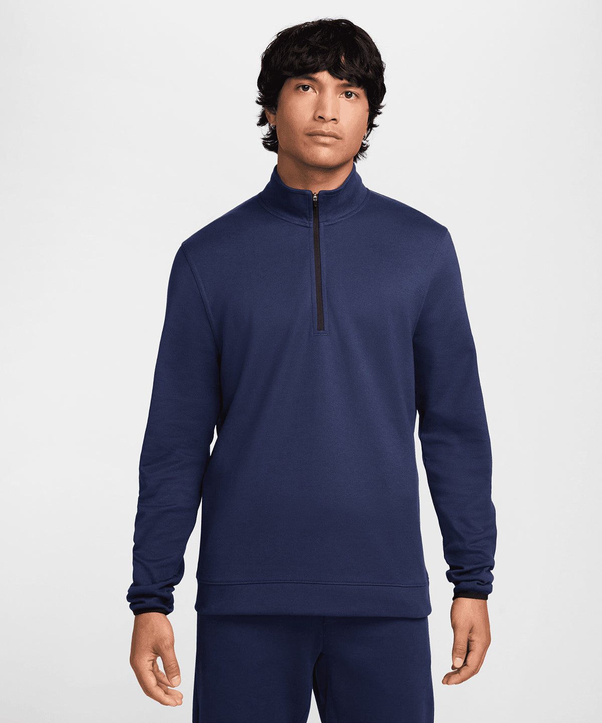 nike navy half zip