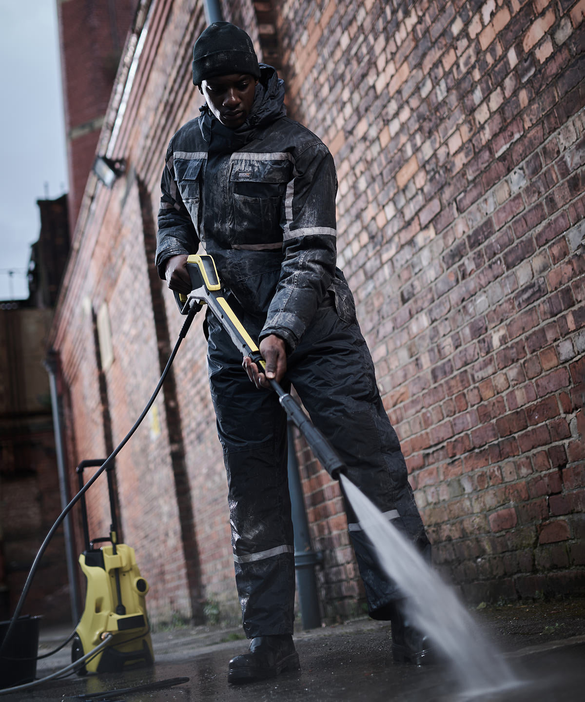 Pro waterproof insulated coverall - Black