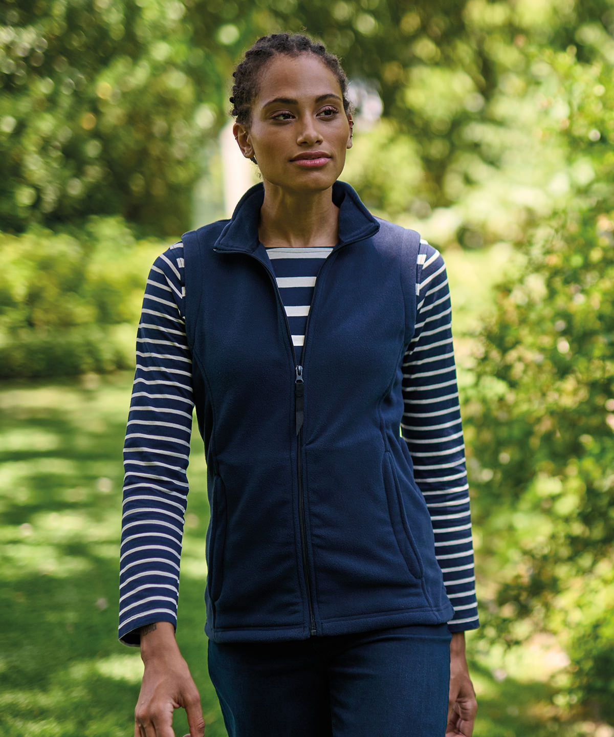 Women's microfleece bodywarmer