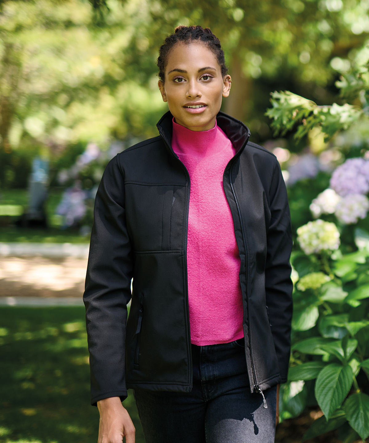 Women's Octagon II printable 3-layer membrane softshell