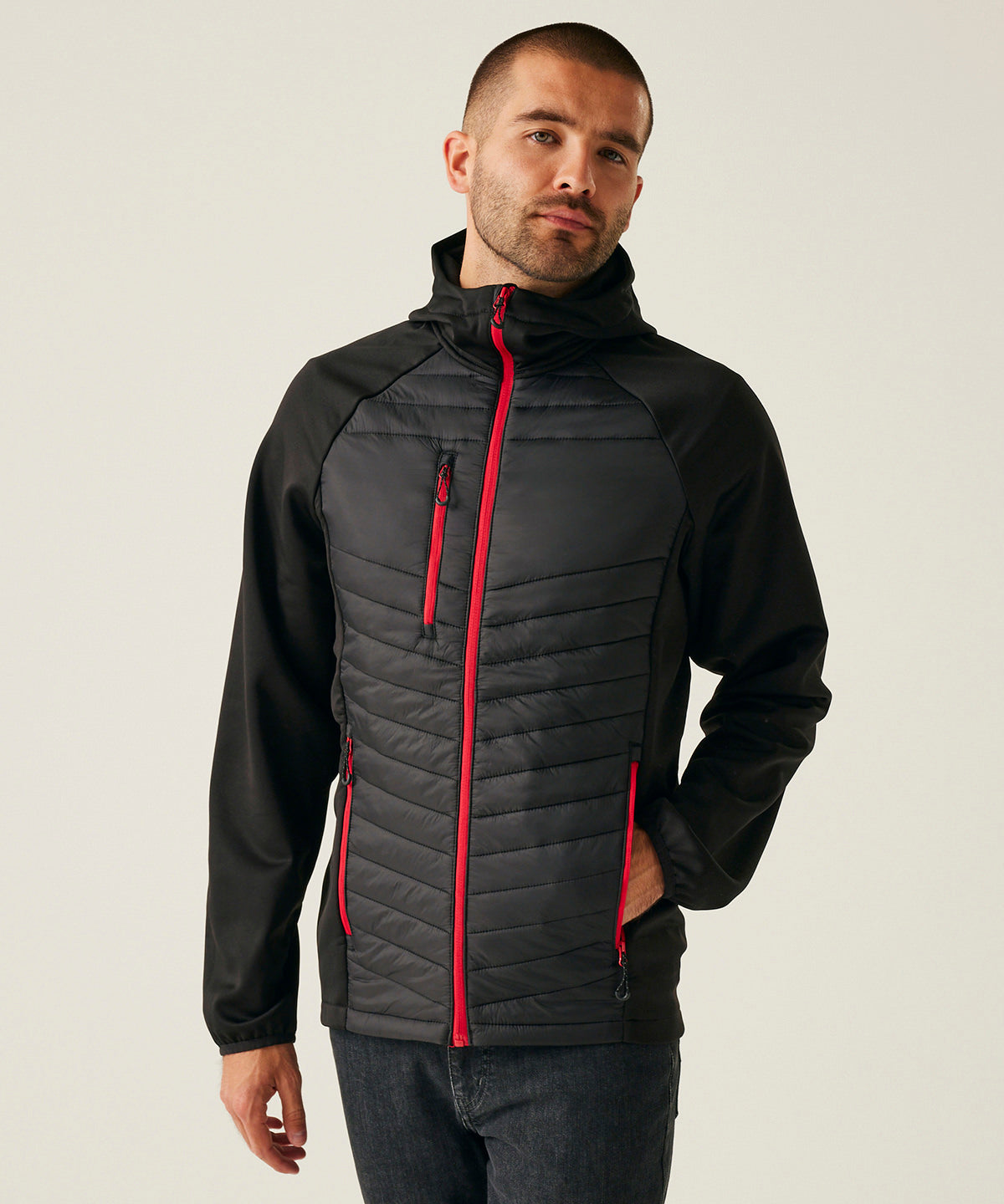 Navigate hybrid hooded jacket