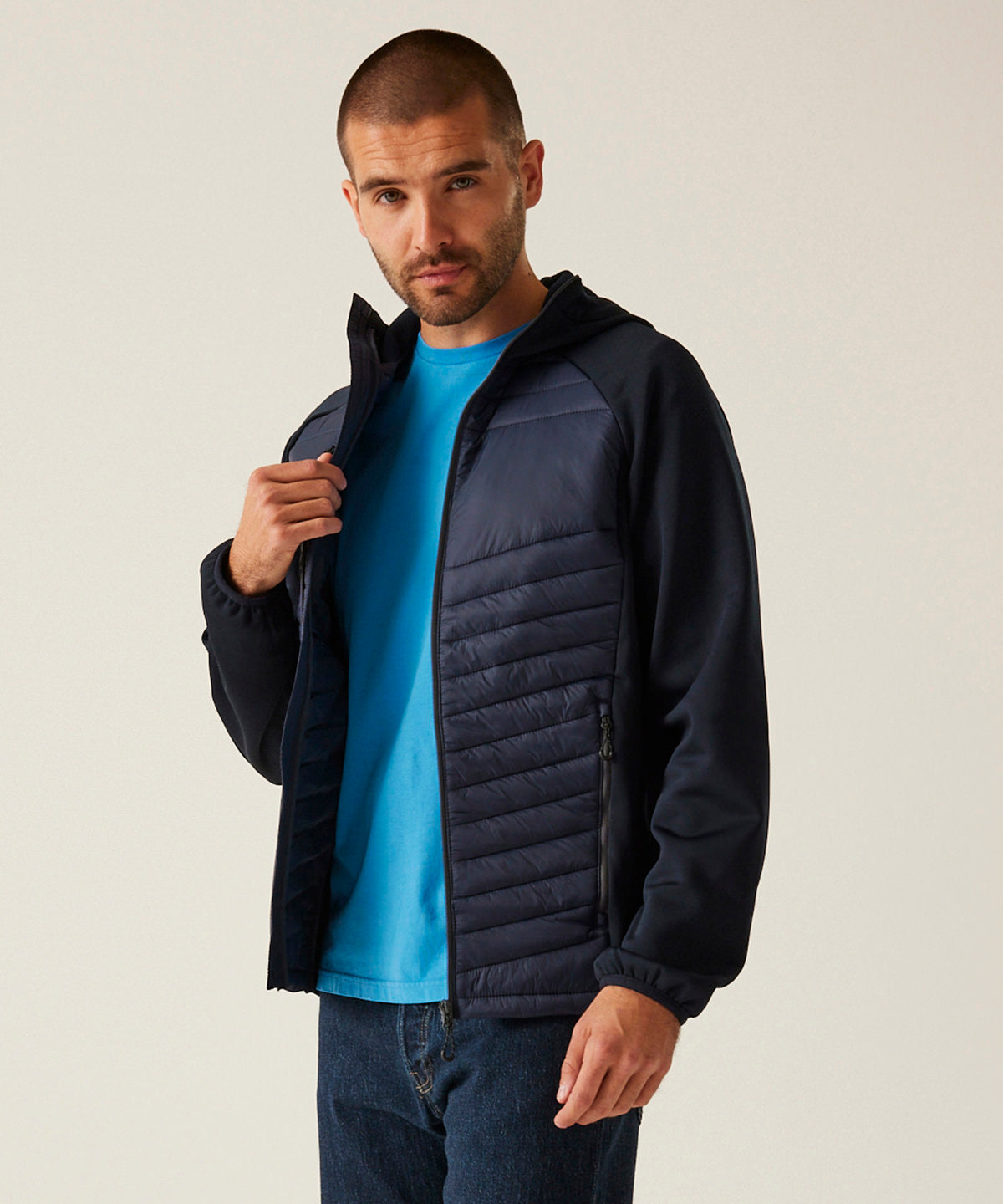 Navigate hybrid hooded jacket