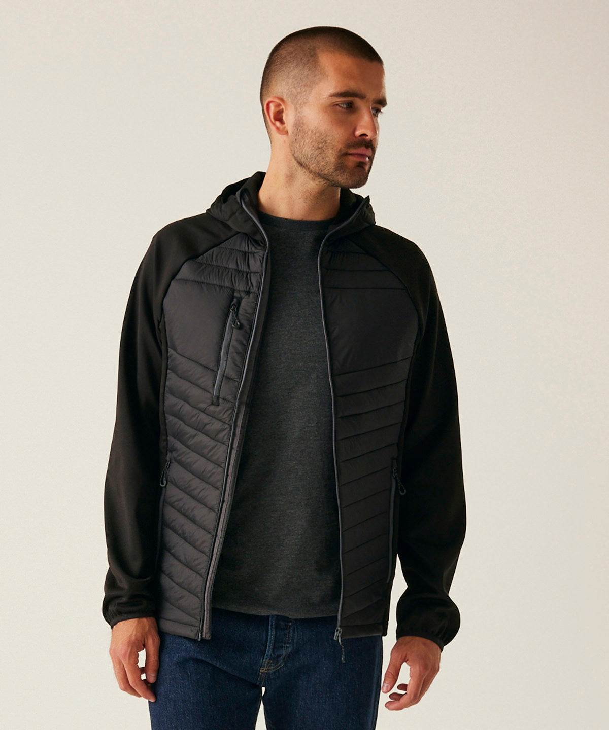 Navigate hybrid hooded jacket