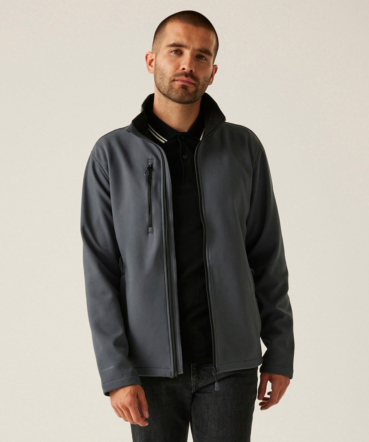 Honestly Made recycled softshell jacket
