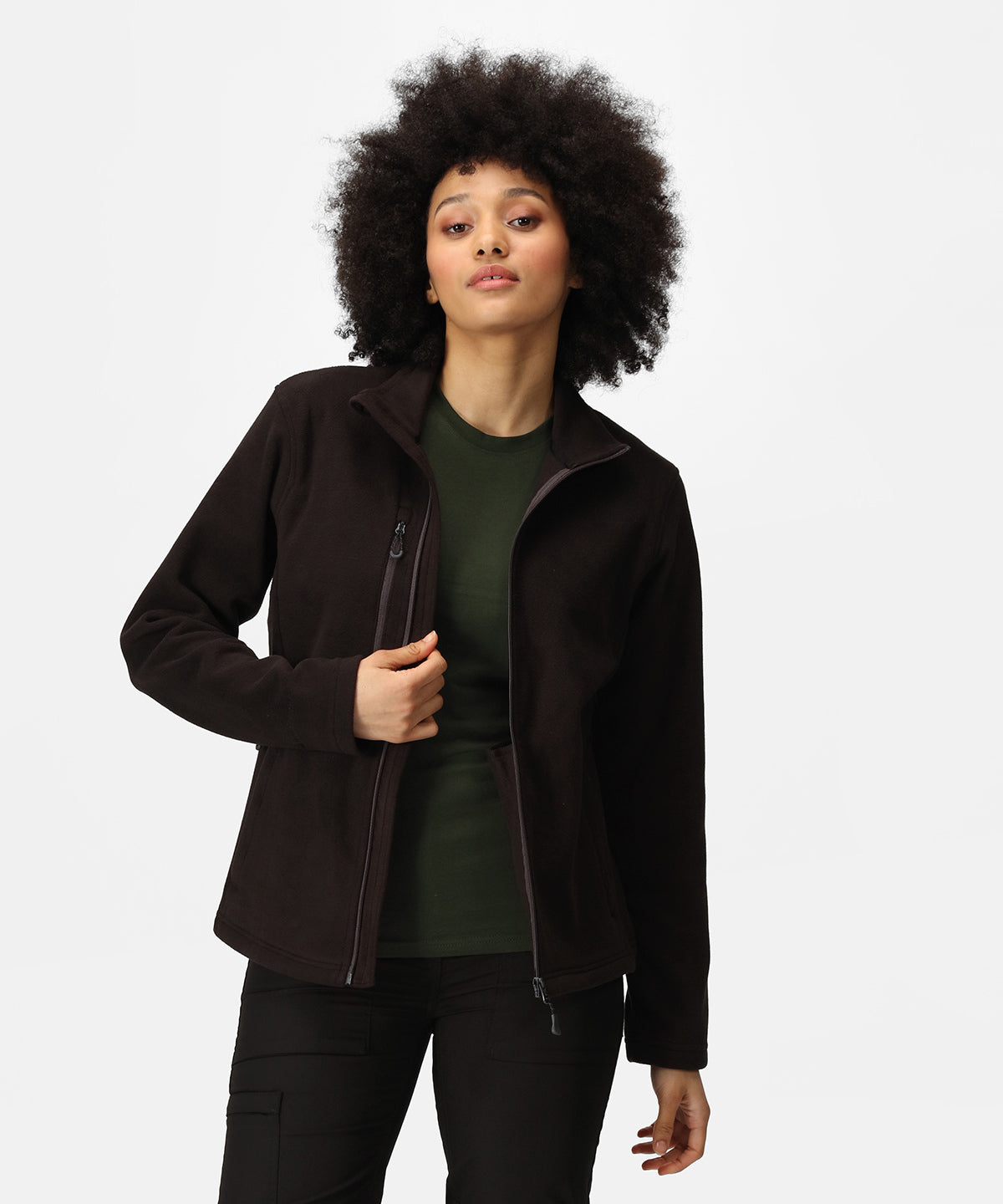 Women's Honestly made recycled full zip fleece