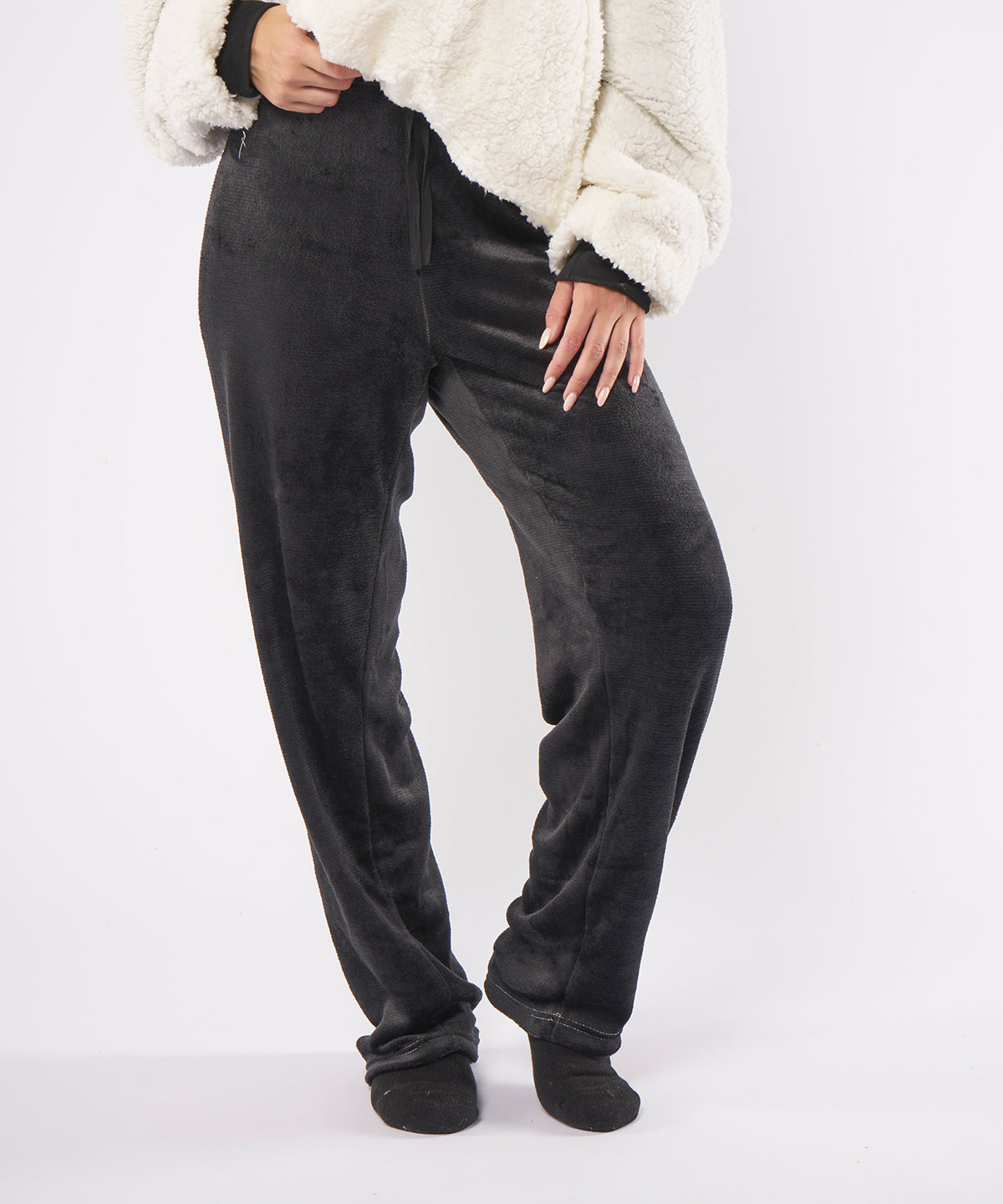 Cozy Fleece Eskimo Pants - Grey