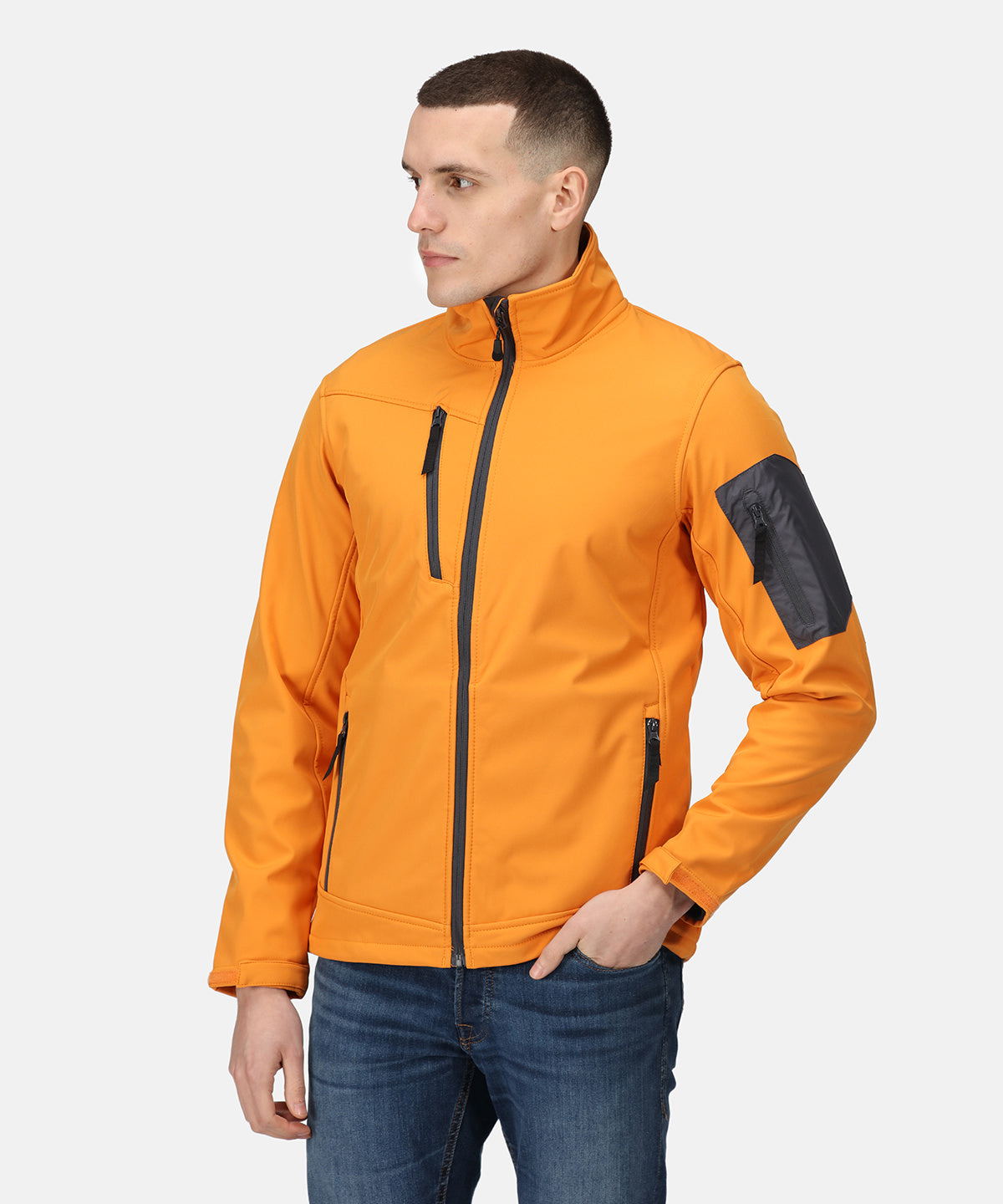 Arcola 3-layer softshell - Seal Grey/Black
