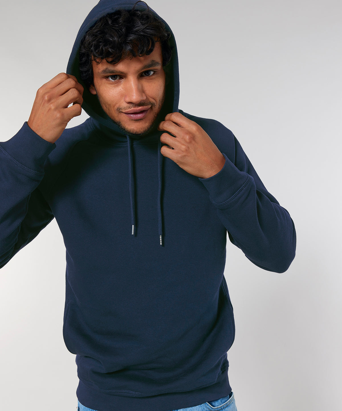 Side Pocket Organic Cotton Blend Hoodie - Heather Grey†♢