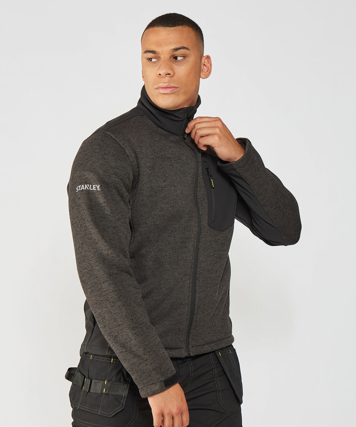 Brady zip-through knitted fleece
