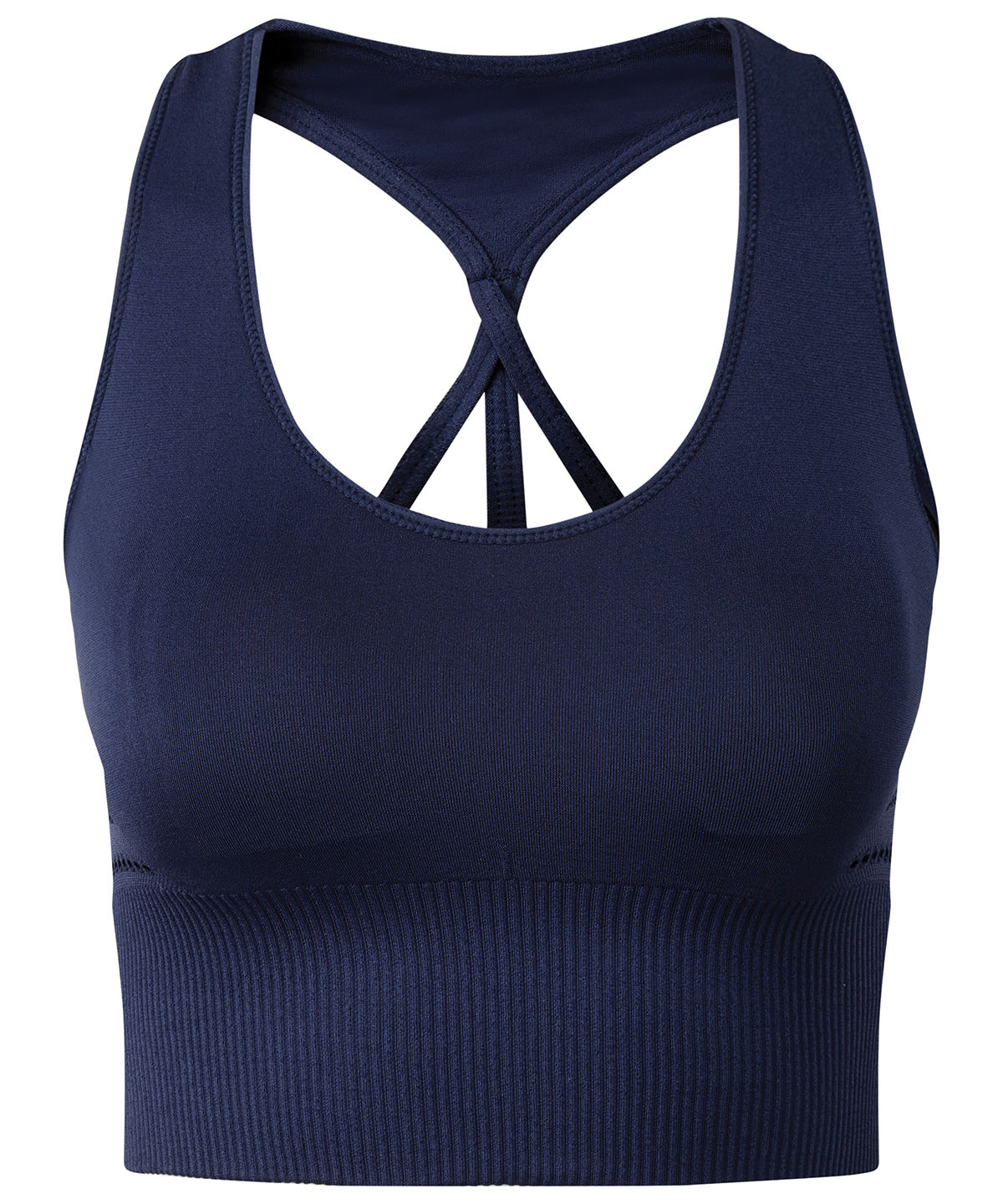 Seamless Womens Sports Bra - Black