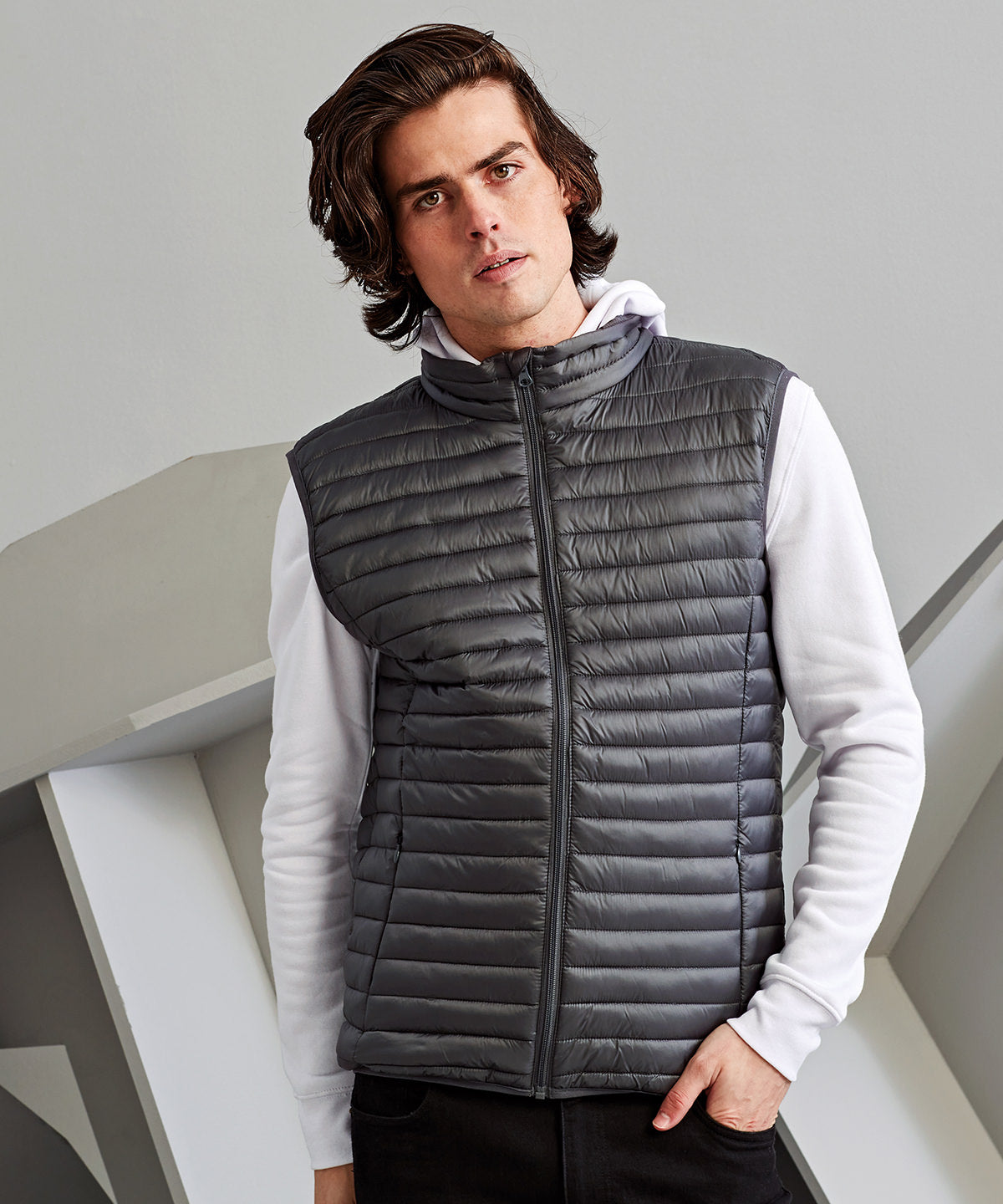 Lightweight Fineline Padded Gilet - Royal*