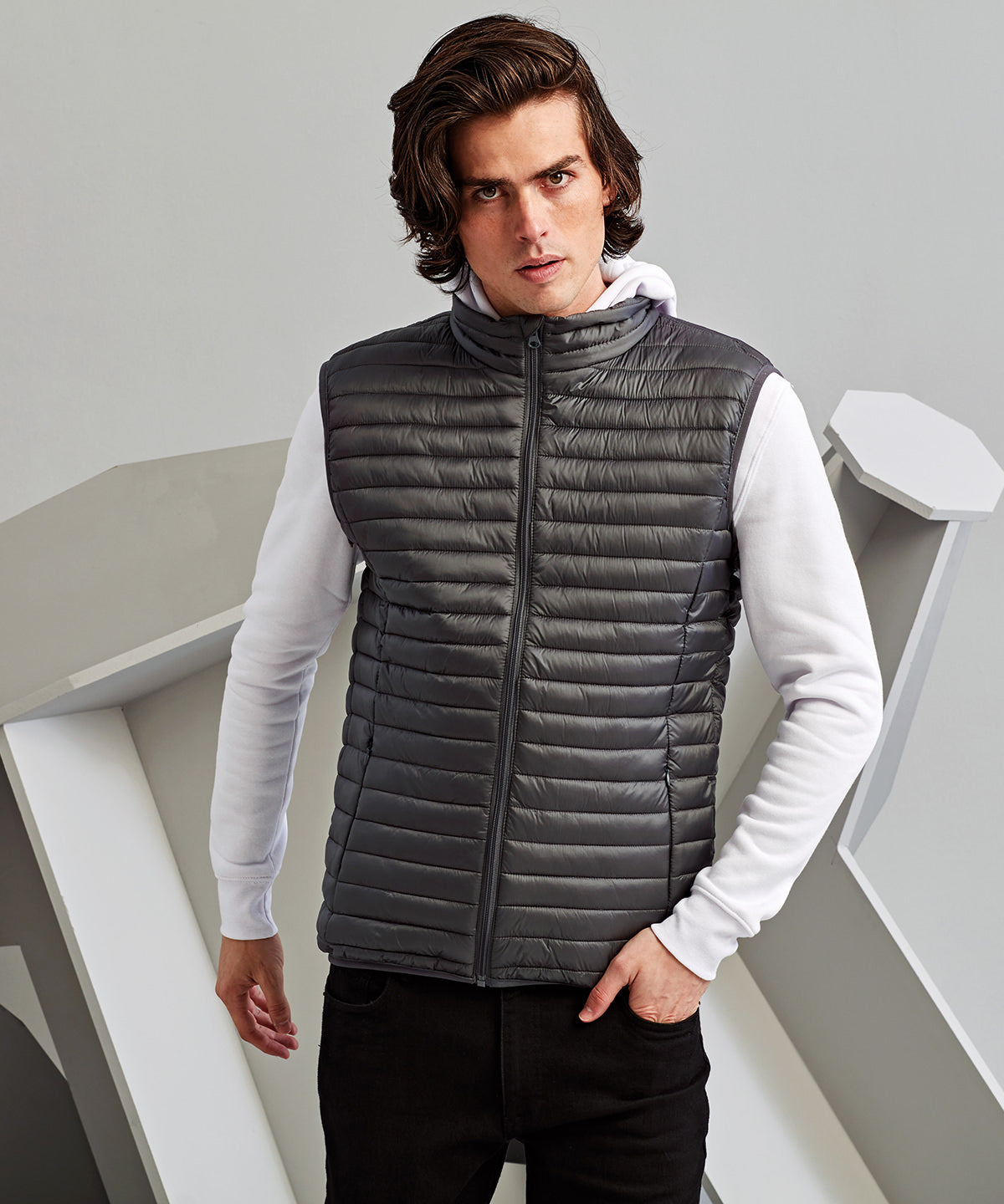 Lightweight Fineline Padded Gilet - Royal*
