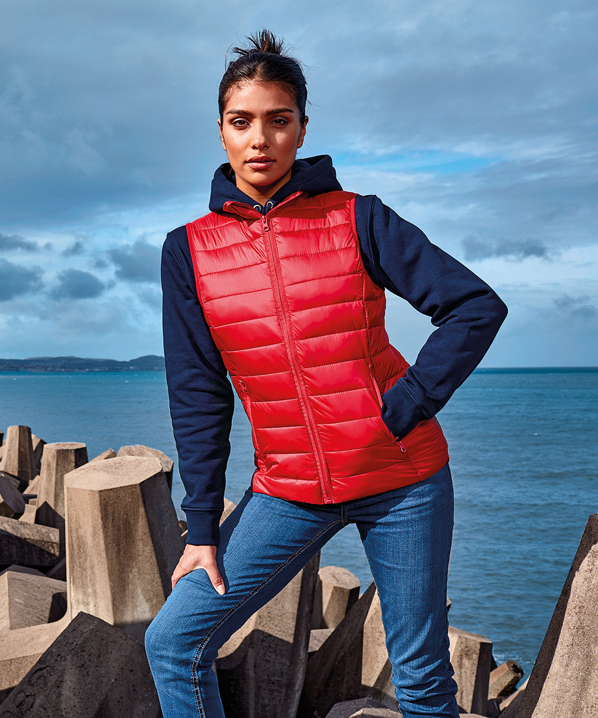 Women's Padded Terrain lightweight Gilet - Cloud Pink