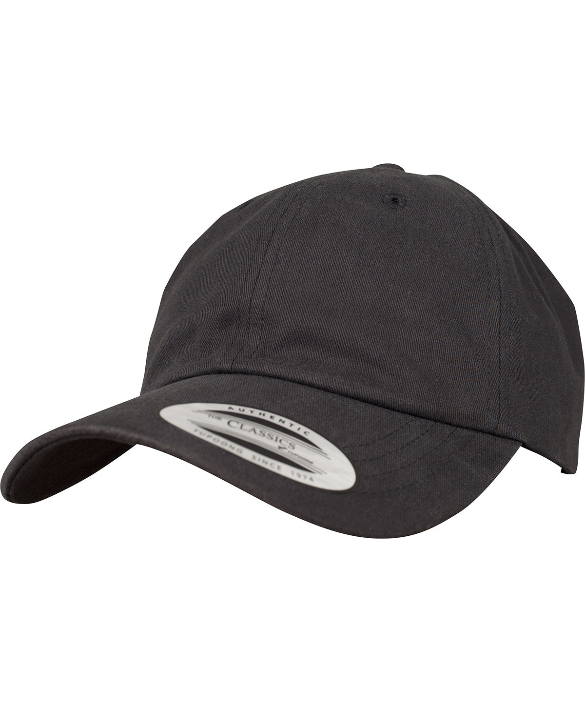 Peached Cotton Twill Low-Profile Cap - Yellow