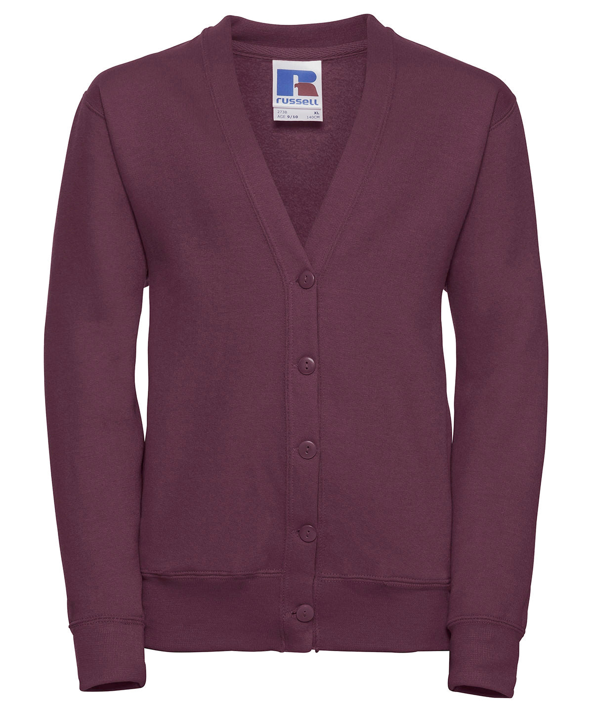 Kids Smart Style Cardigan - Burgundy