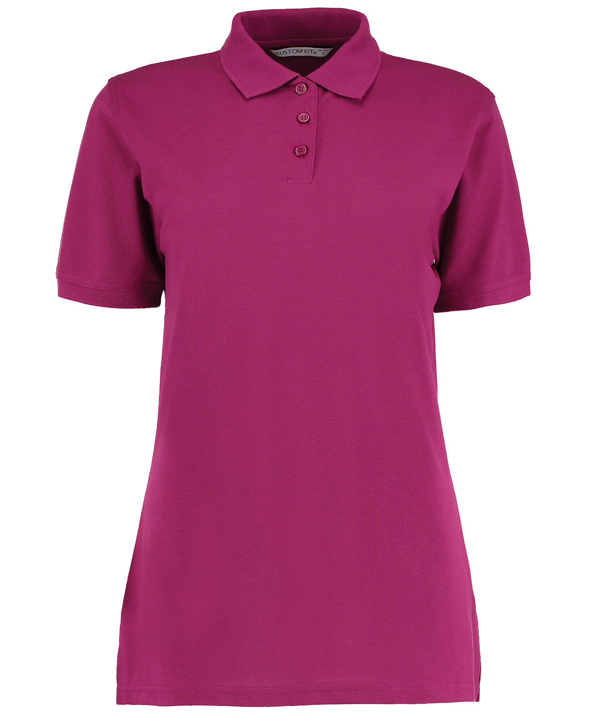 Women's Polo with easy care properties - Magenta