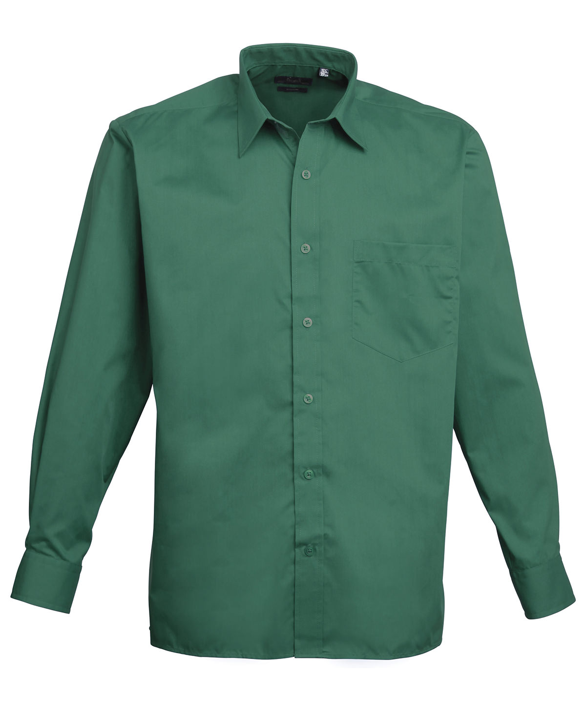 Men's Long Sleeve Poplin Shirt
 - Emerald