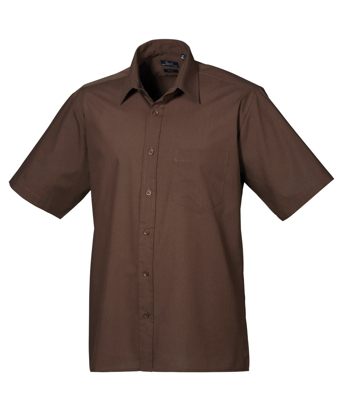 Classic Button-Up Shirt - Brown