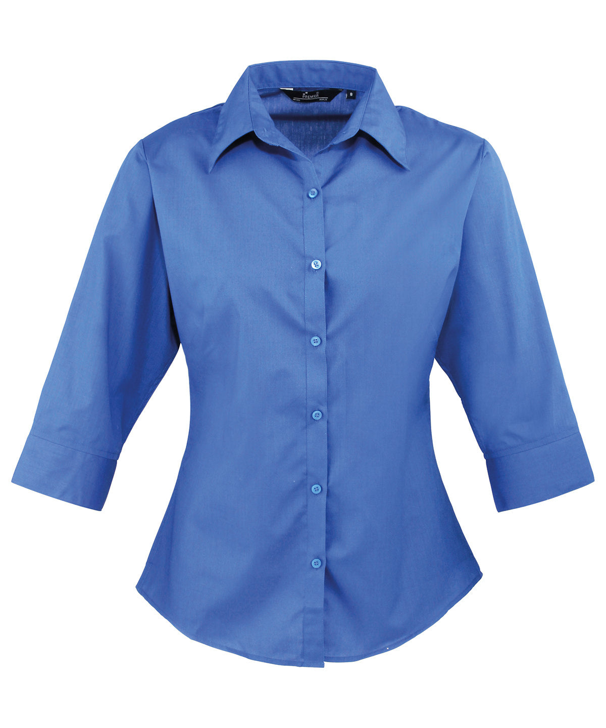 Classic ¾ Sleeve Blouse for Women - Royal