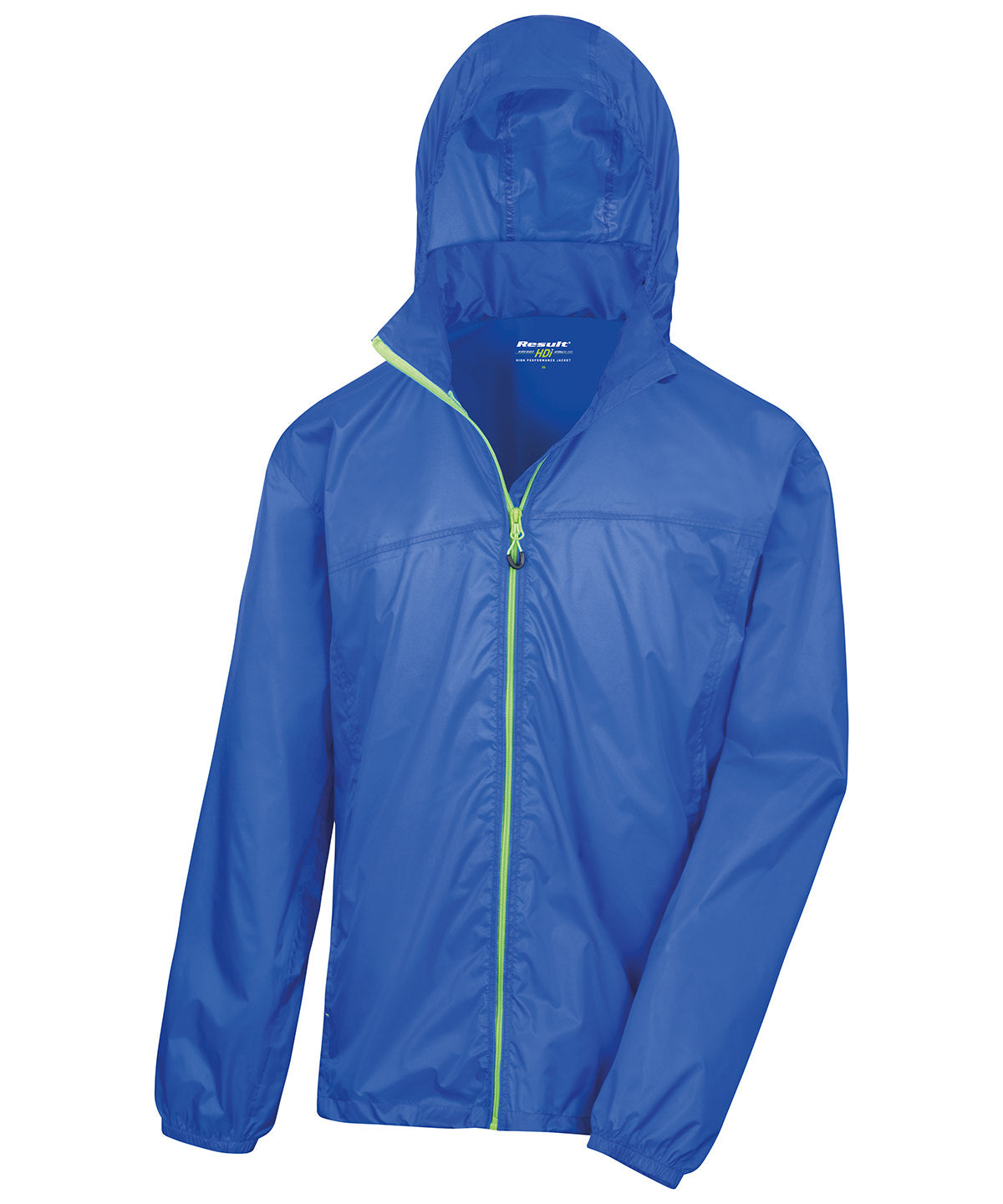 Lightweight Waterproof Jacket - Royal/Lime