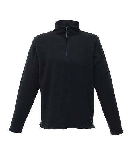 Zip-neck microfleece - Black