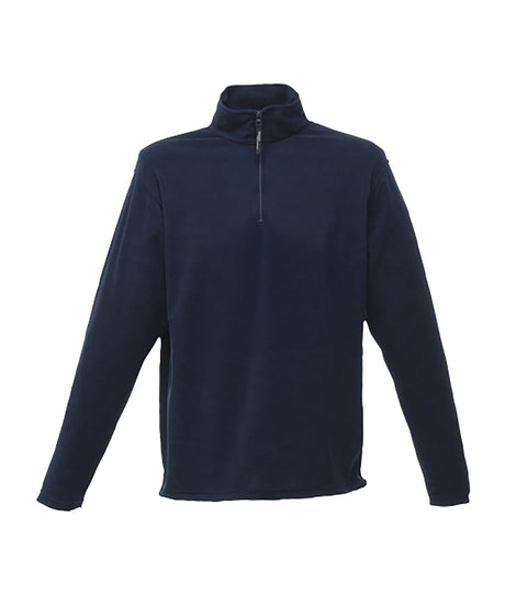 Zip-neck microfleece - Dark Navy