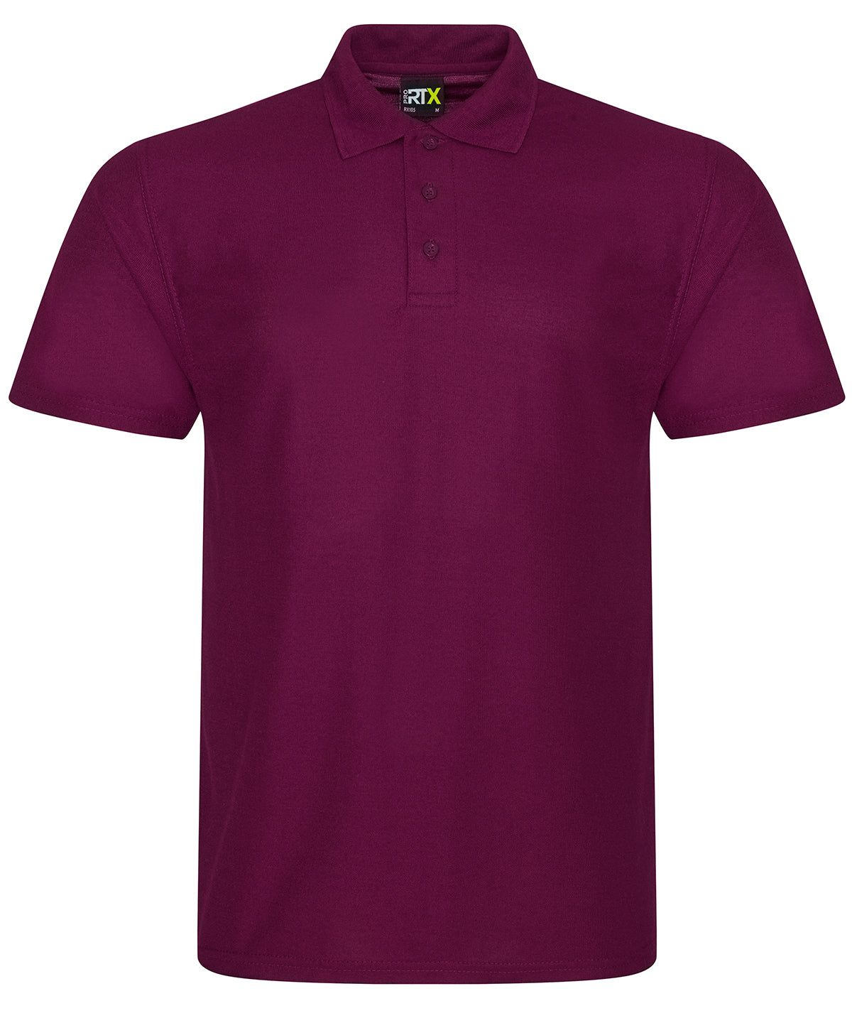 Pro Performance Pique Knit Polo - Burgundy