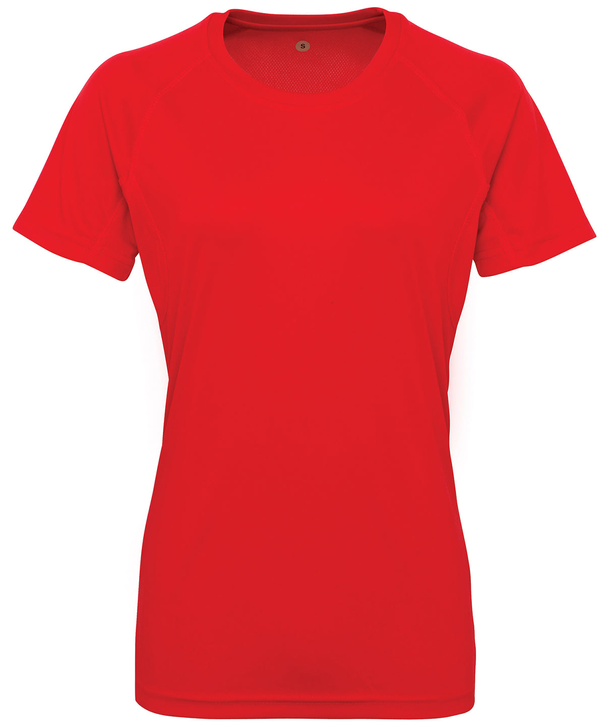 Womens Pannel Sports T-shirt - Fire Red