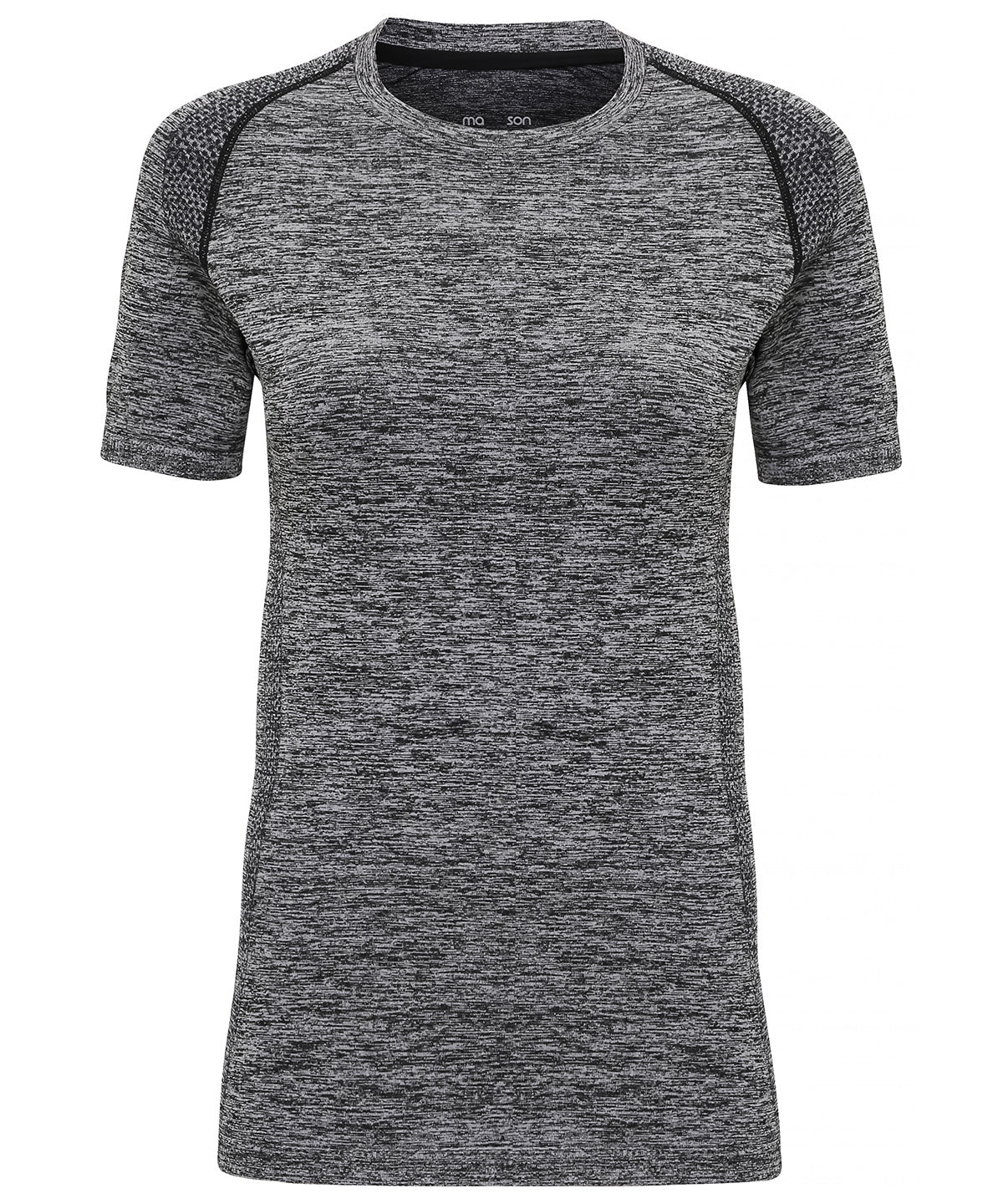 Women's Seamless Sports T-shirt - Charcoal