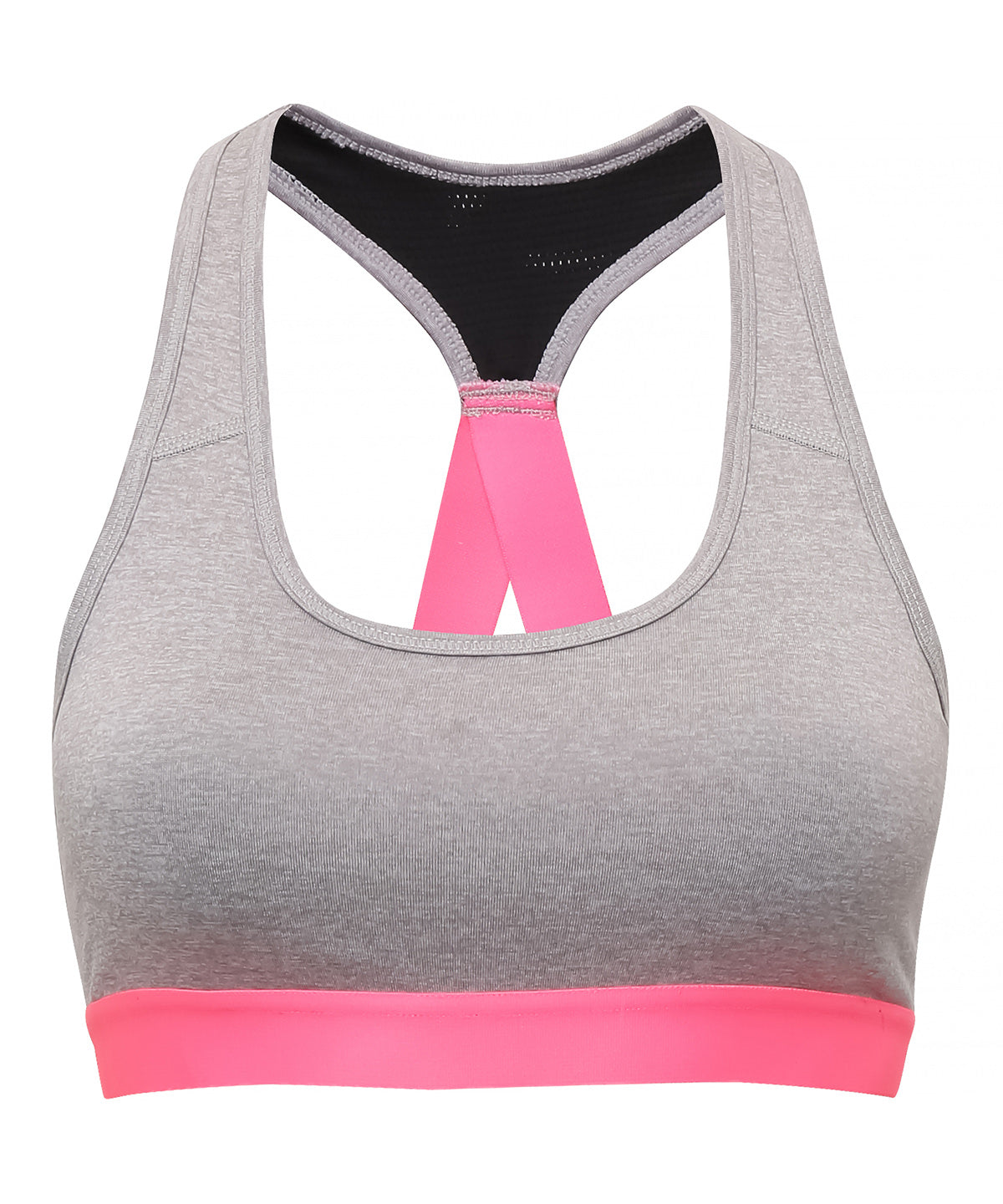 Performance Medium-Impact Sports Bra - Silver Melange