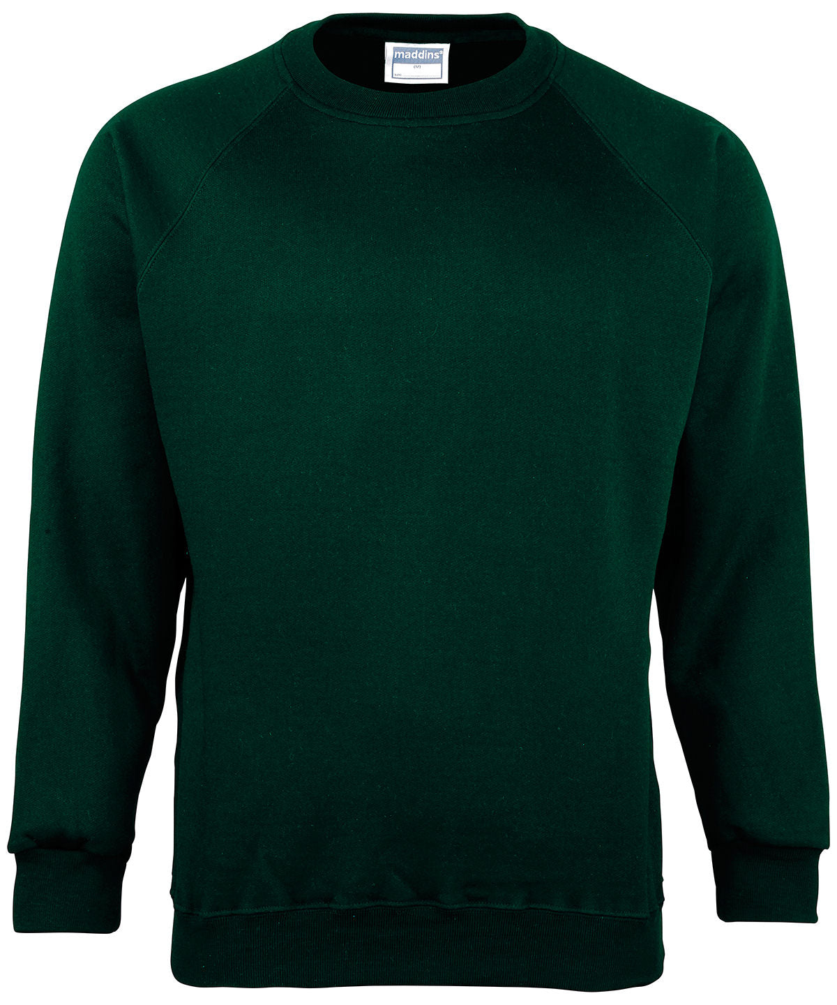 Kids Durable School Sweatshirt - Bottle Green