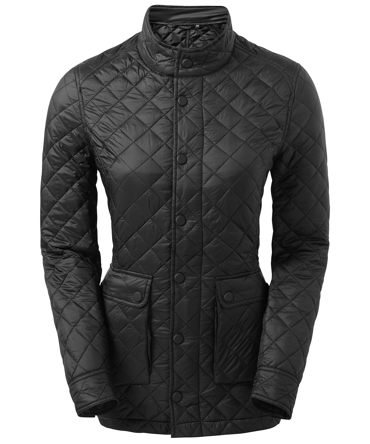 Women's Diamond Quilted Jacket - Black