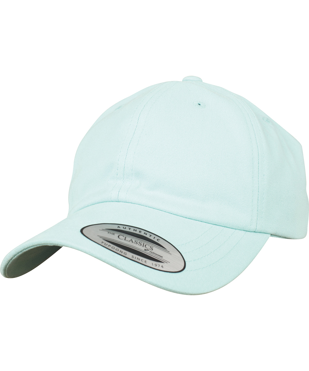 Peached Cotton Twill Low-Profile Cap - Diamond Blue