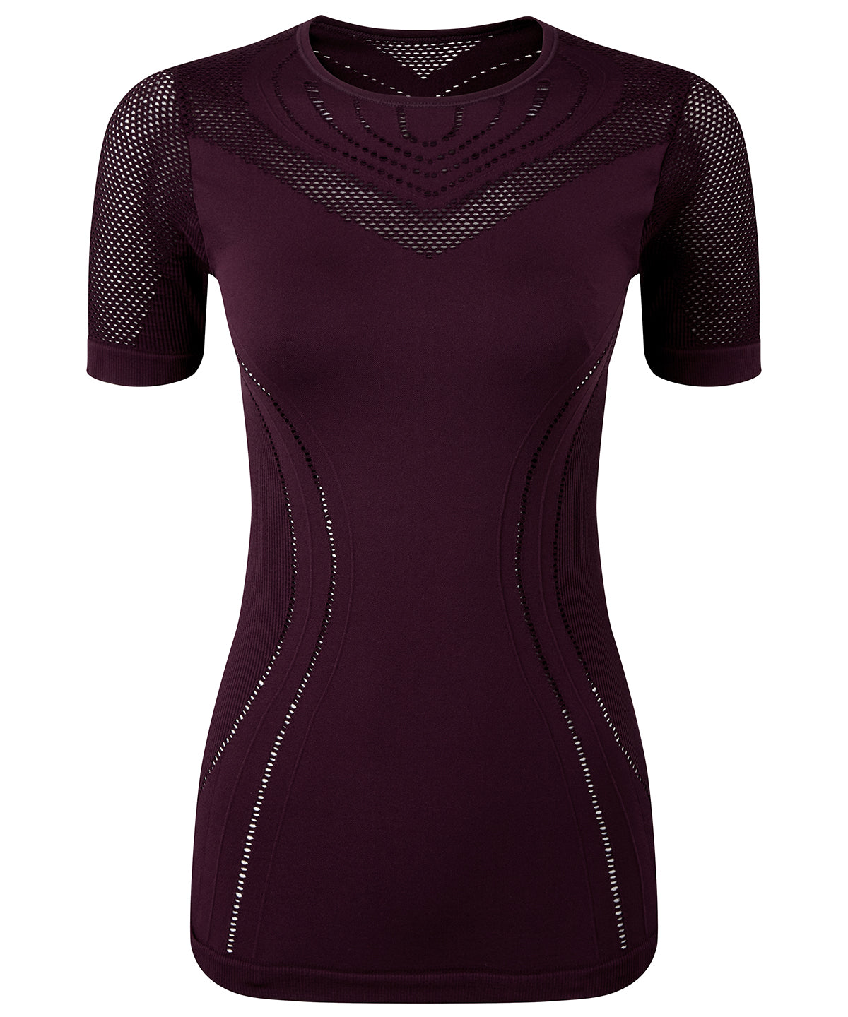 Women's Seamless 3D Fit Multi-Sport Top - Mulberry