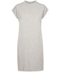 Womans T-Shirt Dress - Heather Grey