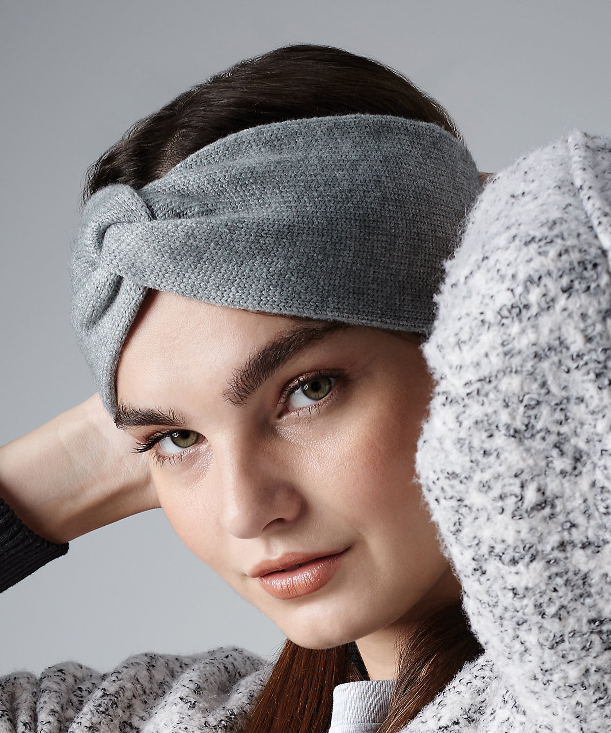 Twist Knit Soft-Touch Winter Headband - French Navy