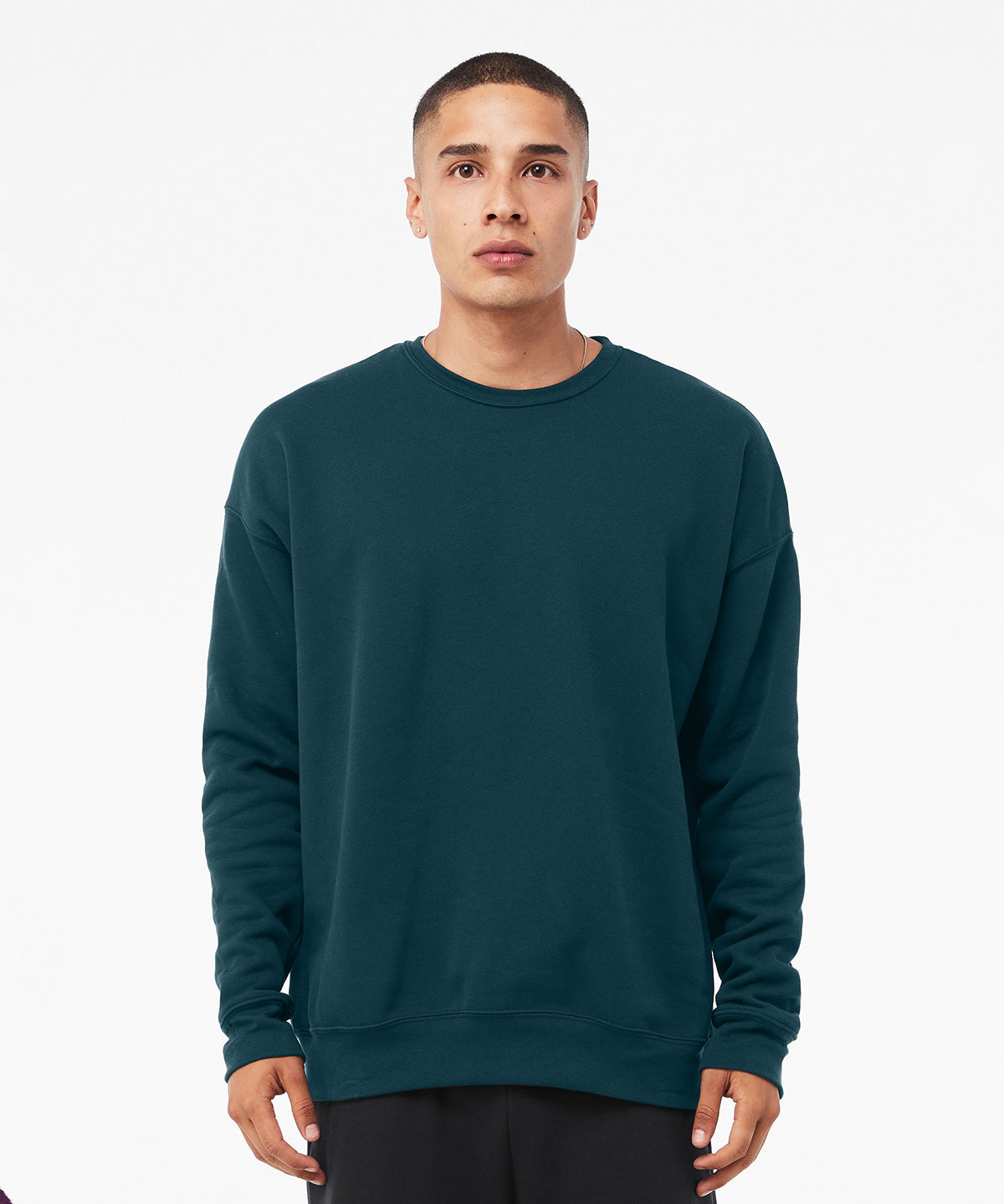 Unisex drop shoulder fleece