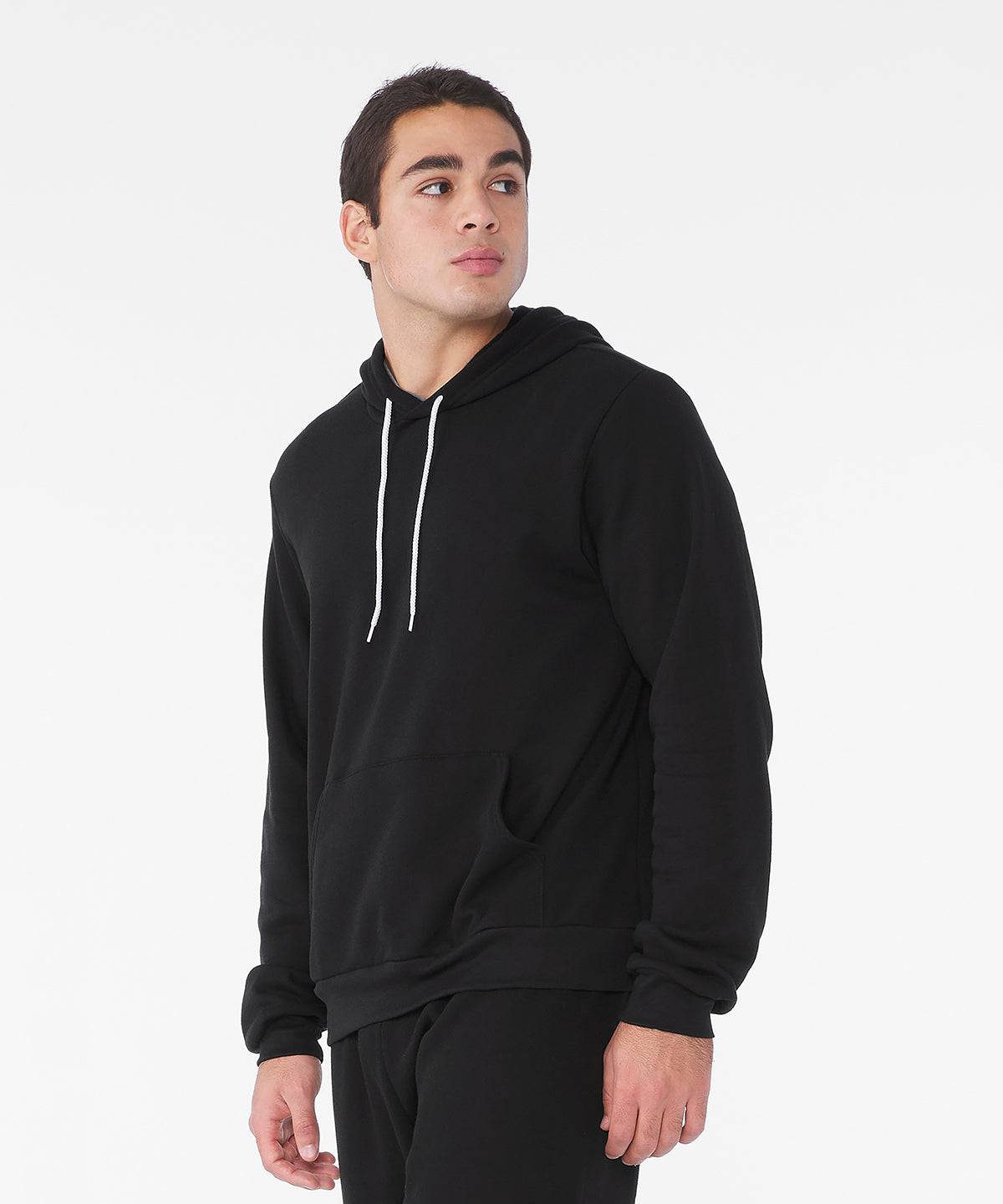 Unisex polycotton fleece pullover hoodie